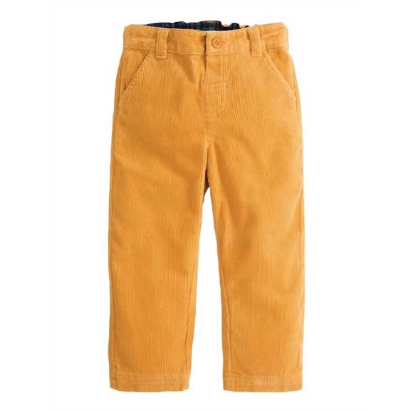 NEW JOJO MAMAN BEBE boy's corduroy trousers in mustard - Picture 1 of 3